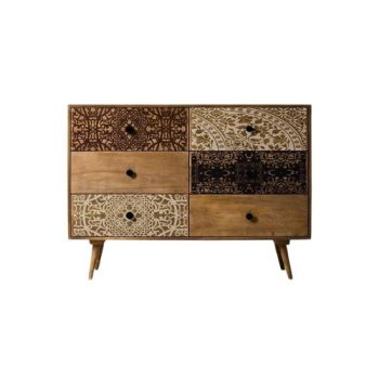 Warwick 3-Drawer Wicker Chest