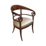 Rattan and Cane Club Chair