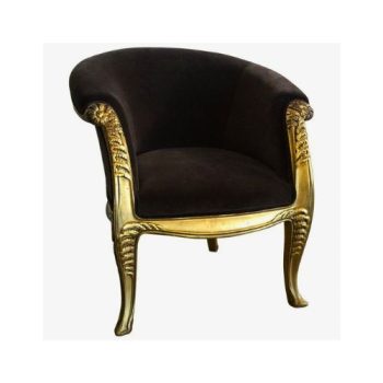 Louis XVI Style Painted and Gilded Armchair