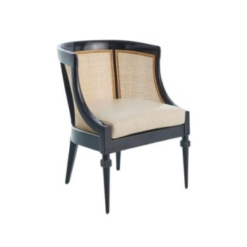 Magnificently Carved Swedish Grace Bergère in Oak