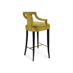 Gold and Brown Barstool 