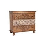 Tapestry Inlay Three-Drawer Chester