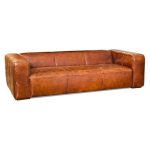 Light Coffee Modern Linen Fabric Upholstered Accent Barrel-Chair