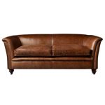 Rustic Vintage Bridle Grain Leather Sofa
