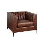 Classic Leather Chesterfield Armchair