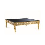 Hand-Carved Coffee Table