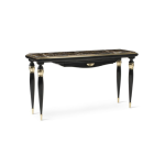 Marble Console Table in Brass