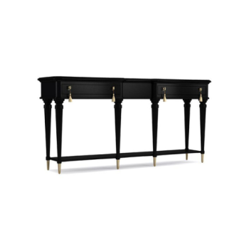 Traditional Rectangular Wood Console Table