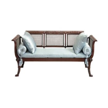 Antique French Giltwood and Cane Settee