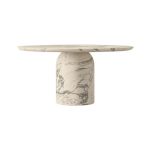 Round Marble Top Foyer Table