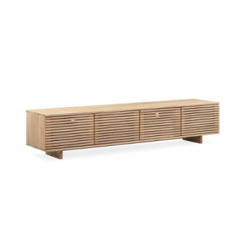 Modernist Wood & Lacquer Media Console