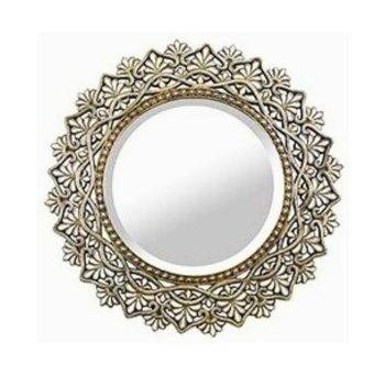 Murano Glass and Brass 'Placche' Mirror