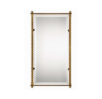 Vintage/Art Deco Brass Mirror