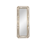 Silver Beaded Wall Mirror