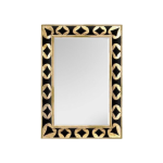 Inciso Venetian Glass Mirror