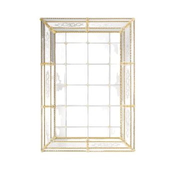 Salisbury Mirror in Brass