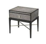 Bohemian Carved Wood Nightstand