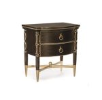 Modern Two-Tone Nightstand with Drawer