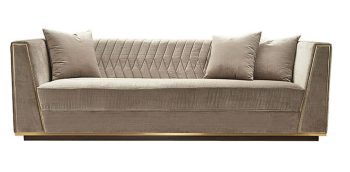 Timber Frame Rope Arm Sofa