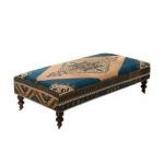 Round Upholstered Accent Ottoman