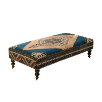Round Upholstered Accent Ottoman