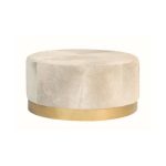 Modern Woven Ottoman