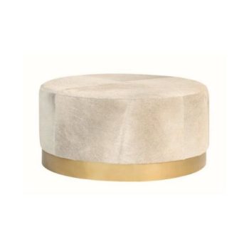 Modern Woven Ottoman