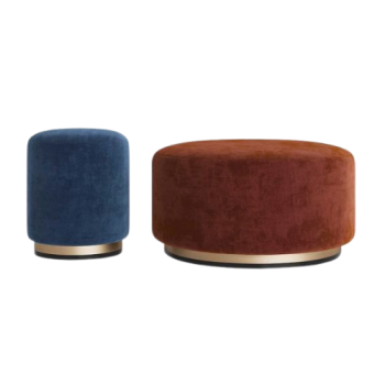 Vintage Kilim Ottoman Pouf