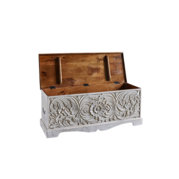 Trunk & Case Large Leather Embossed Vinyl Trunk
