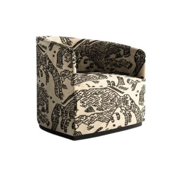 Square Swivel Armchair